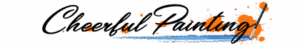 Cheerful painting logo